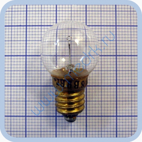 Лампа накаливания ОП 8-9 E10 оптическая  Вид 1