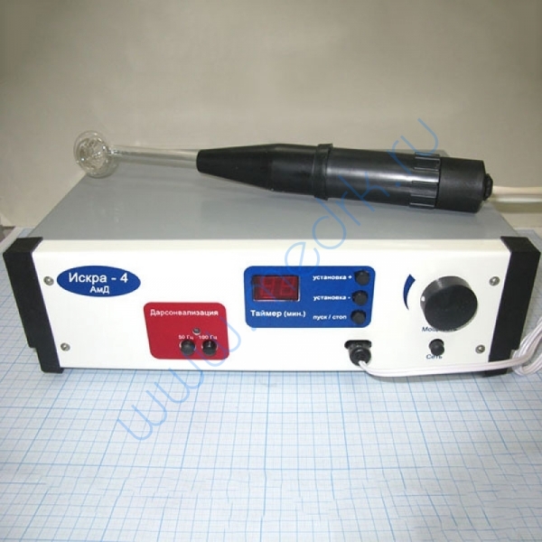 Аппарат Искра-4 АмД для местной дарсонвализации  Вид 1