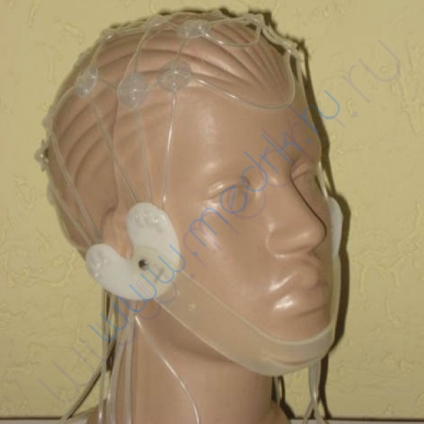 Комплект ЭЭГ электродов, 25 чашечковых, 4 ушных с проводами для аппарата Энцефалан-131-03  
