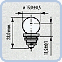 Лампа Narva 67123 6V 6W Z12