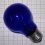 Лампа синяя БС 230-240-100 E27  Вид 1