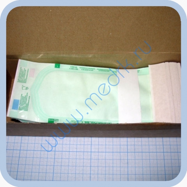 Крафт-пакет самоклеящийся с индикатором для стерилизации  Вид 1