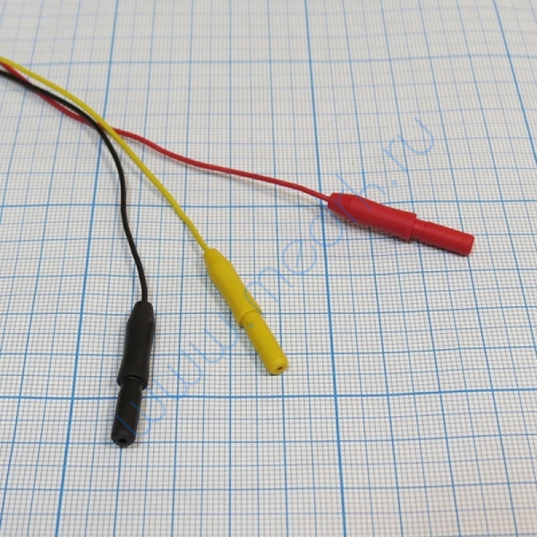 Электрод однораз 23х30мм, PG10S/RU2330W-DIN для новорожд. с кабелем 50 см и разъёмом 1,5мм (уп/3 шт.)  Вид 6