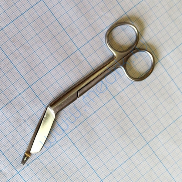 Ножницы (по Листеру) для разрезания повязок с пуговкой, 14,5 см 27-104 Lister (Sammar)  Вид 5