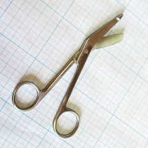 Ножницы (по Листеру) для разрезания повязок с пуговкой, 14,5 см 27-104 Lister (Sammar)