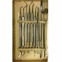 Набор инструментов для пломбирования зубов, комплектация №2 (из 9 инструментов)