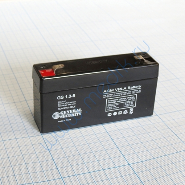 Аккумуляторная батарея AN 6-1,3 для ЭКГ Валента 	  Вид 1