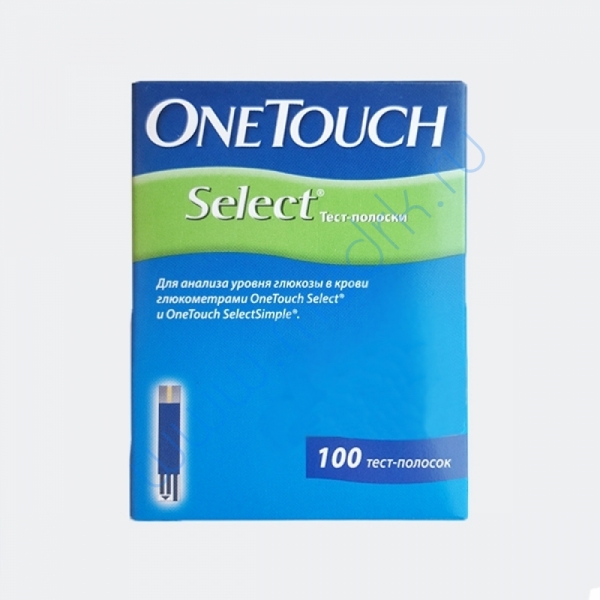 Тест-полоски OneTouch Select №100  Вид 1