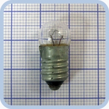 Лампа накаливания миниатюрная МН 26-0,12-1 E10/13