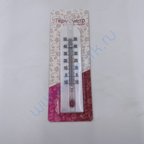 Термометр бытовой ТБ-189 (-10+50С) пластик, комнатный  Вид 1