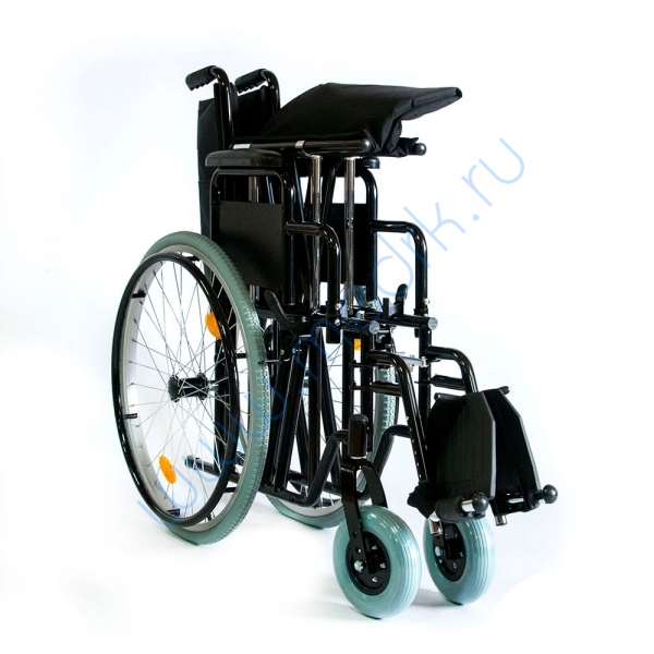 Кресло-коляска инвалидная механическая 711ae-51  (56,61)  (ткань)  Вид 2