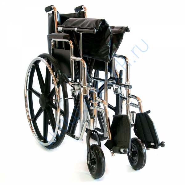 Кресло-коляска инвалидная механическая 711ae-51 (56,61)  (кож.зам)  Вид 3