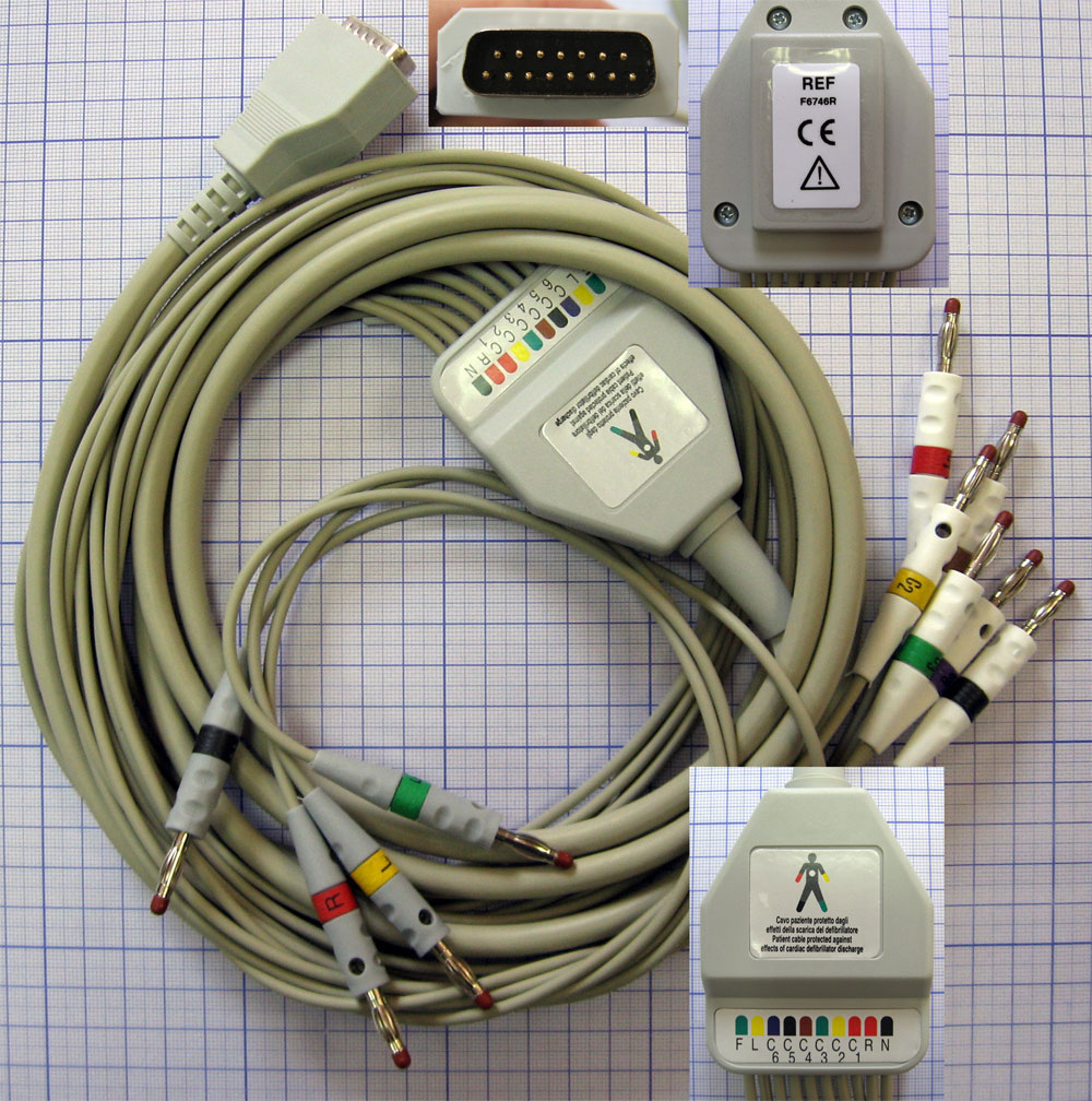 ЭКГ-кабель FIAB F6746R 